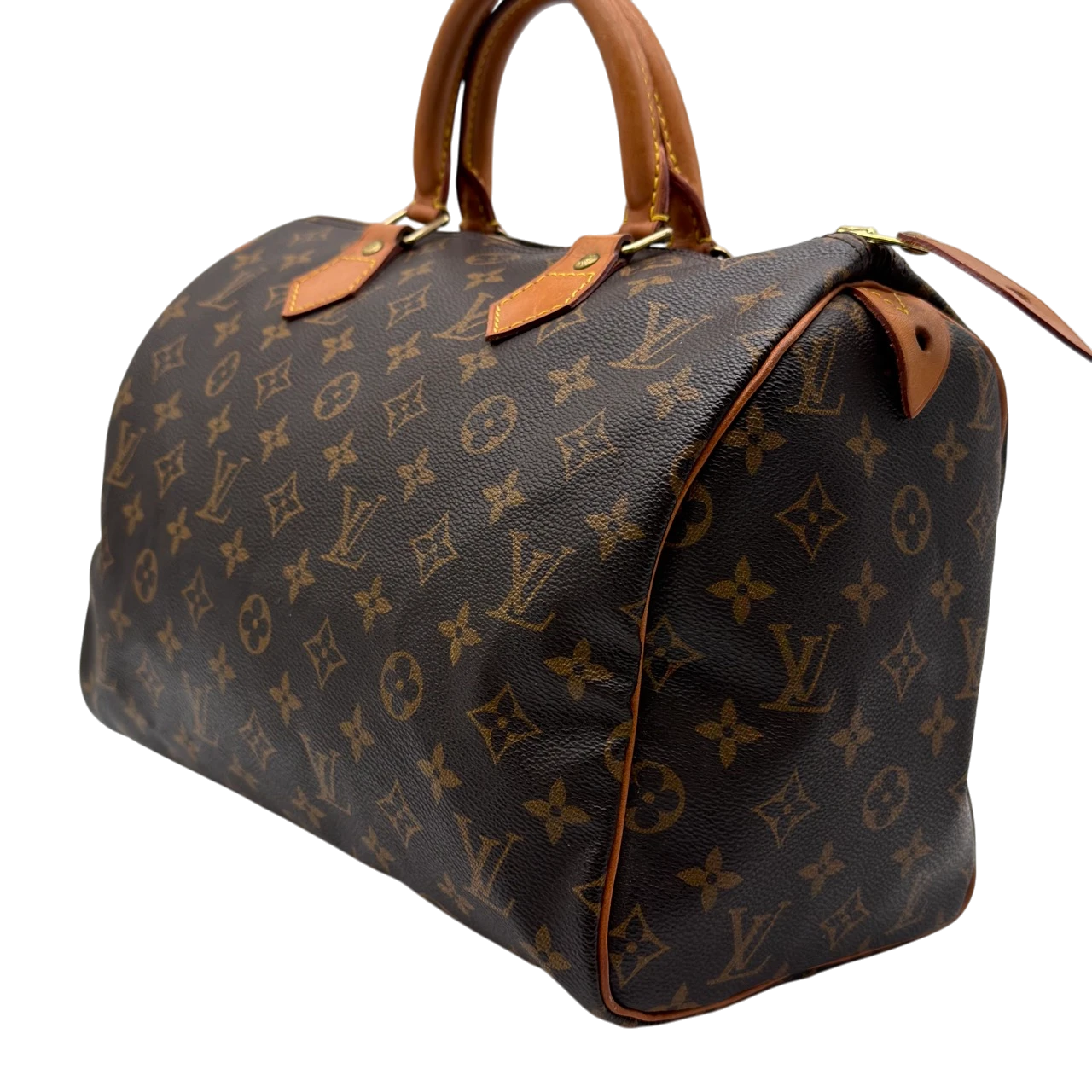 Louis Vuitton Handtasche Speedy 30 monogram braun