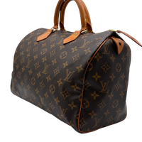 Louis Vuitton Handtasche Speedy 30 monogram braun