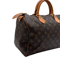 Louis Vuitton Handtasche Speedy 30 monogram braun