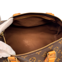 Louis Vuitton Speedy 30 Handbag Brown