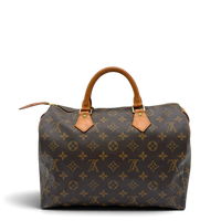 Louis Vuitton Handtasche Speedy 30 monogram braun