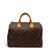 Louis Vuitton Speedy 30 Handbag Brown