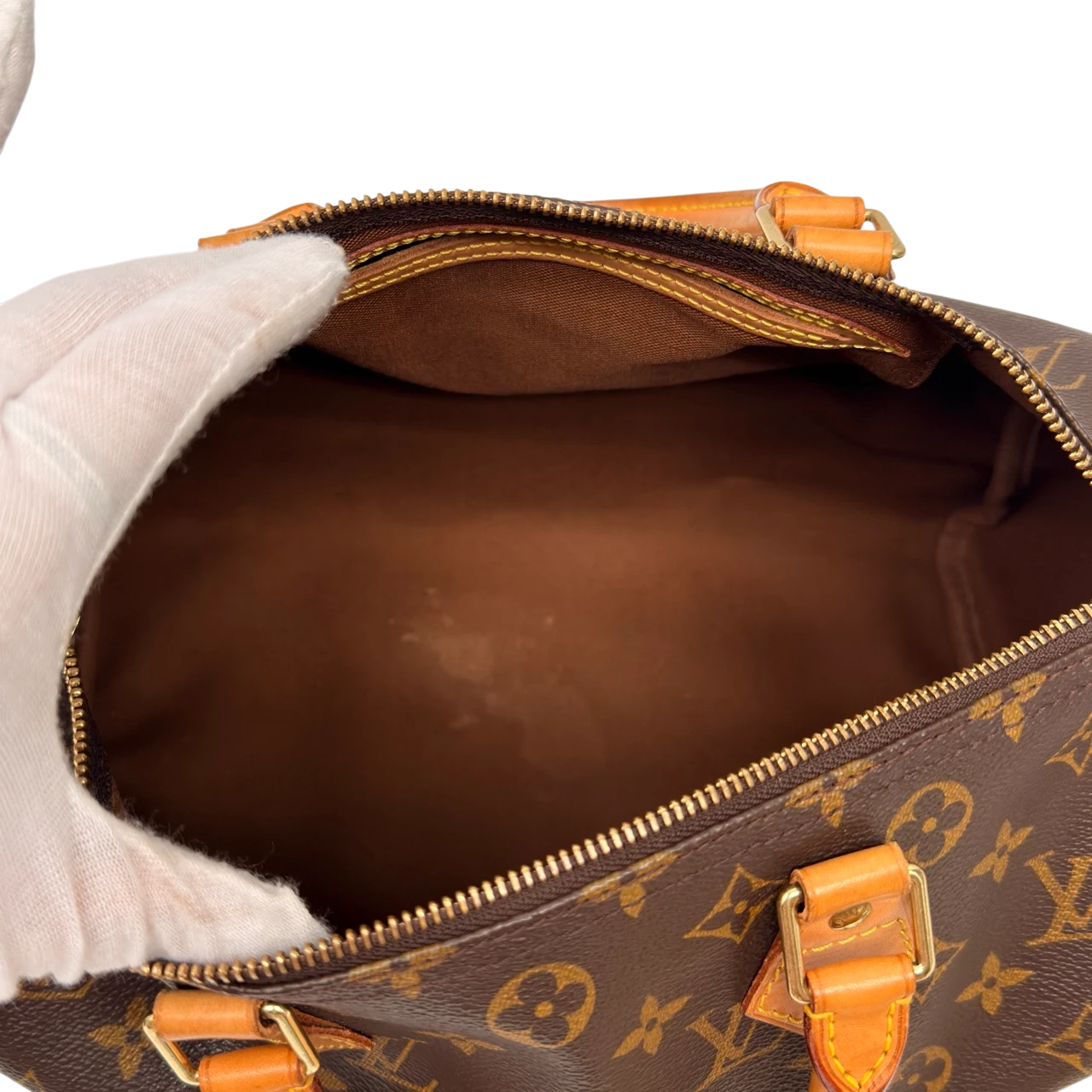 Louis Vuitton Speedy 30 Handbag Brown