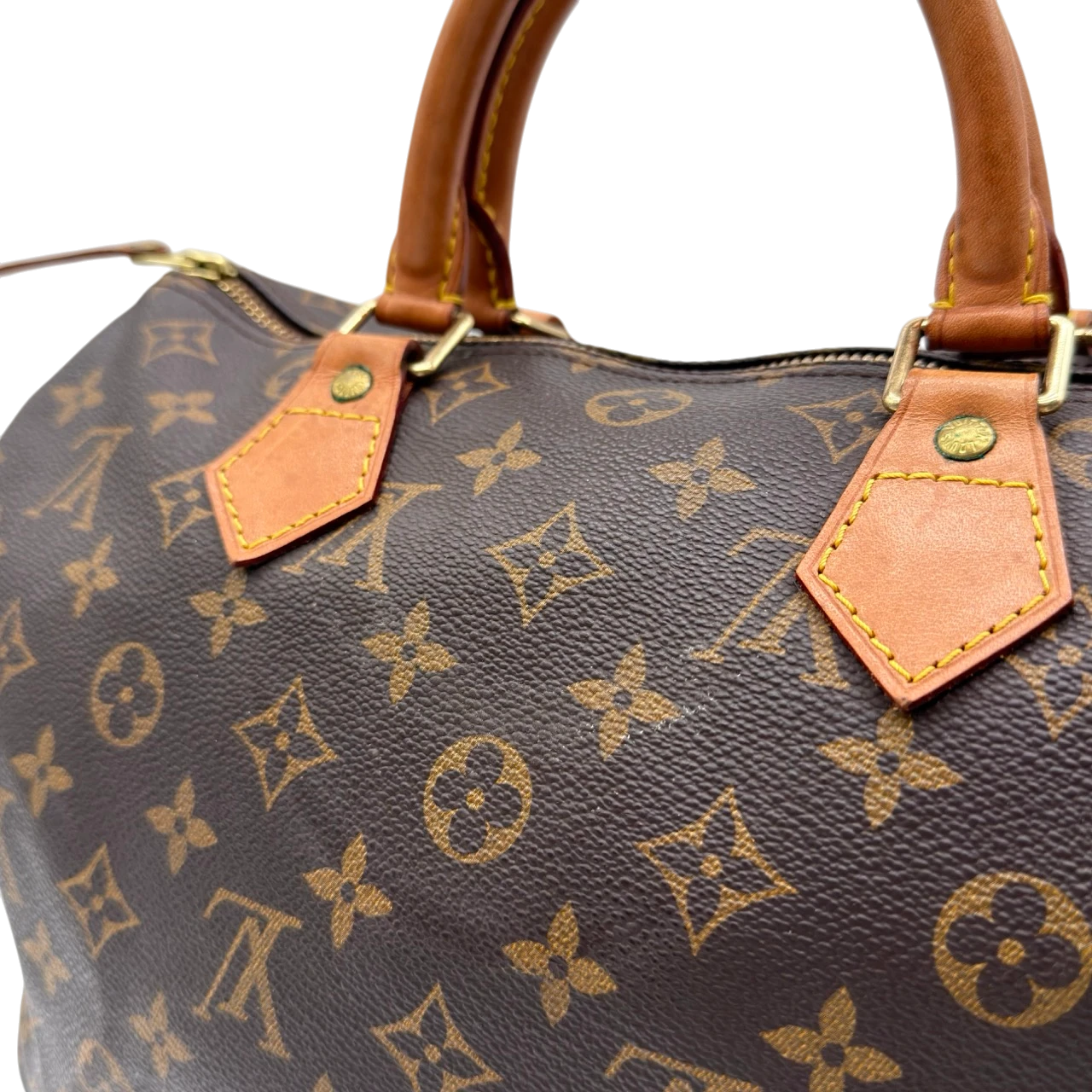 Louis Vuitton Handtasche Speedy 30 monogram braun