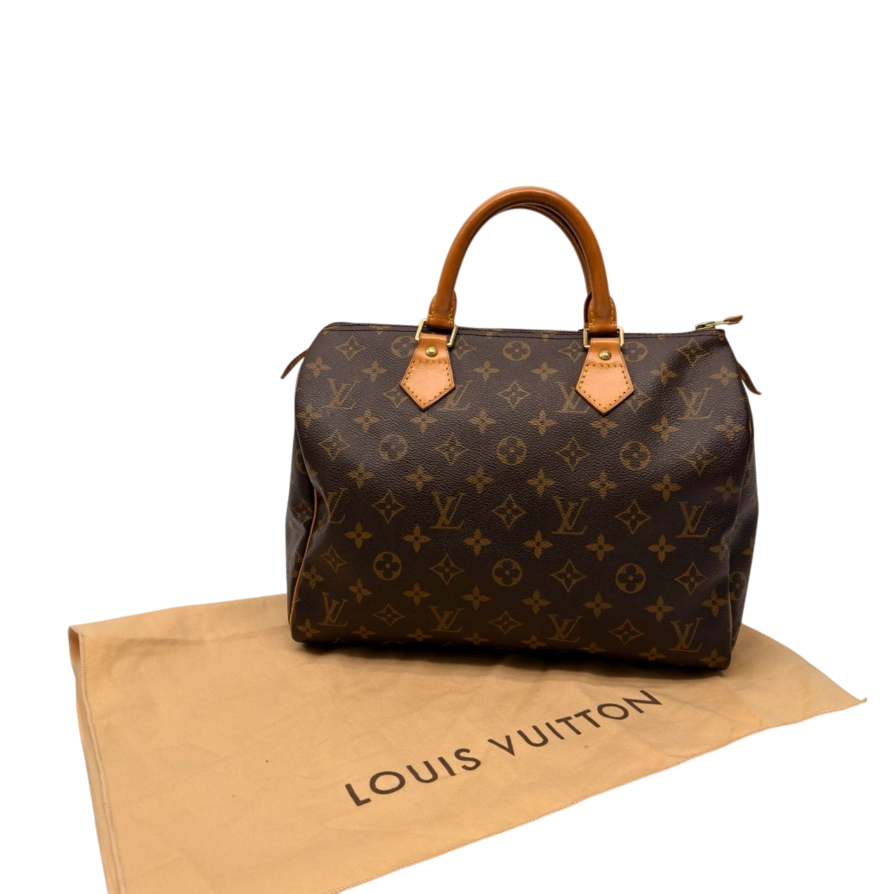 Louis Vuitton Speedy 30 Handbag Brown