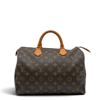 Louis Vuitton Handtasche Speedy 30 monogram braun