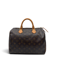 Louis Vuitton Handtasche Speedy 30 monogram braun