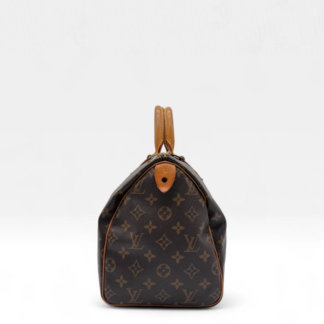 Louis Vuitton Handtasche Speedy 30 monogram braun