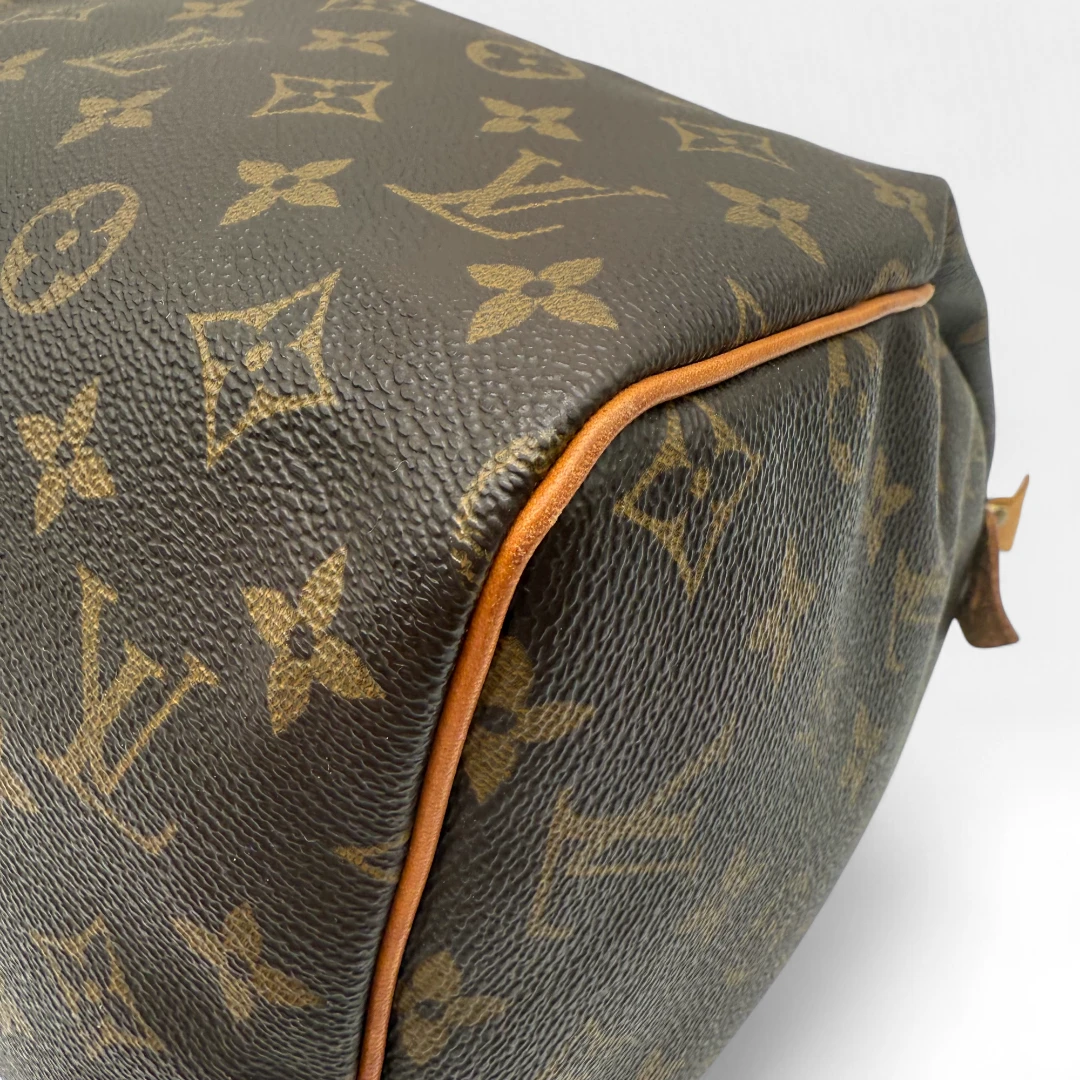 Louis Vuitton Handtasche Speedy 30 monogram braun