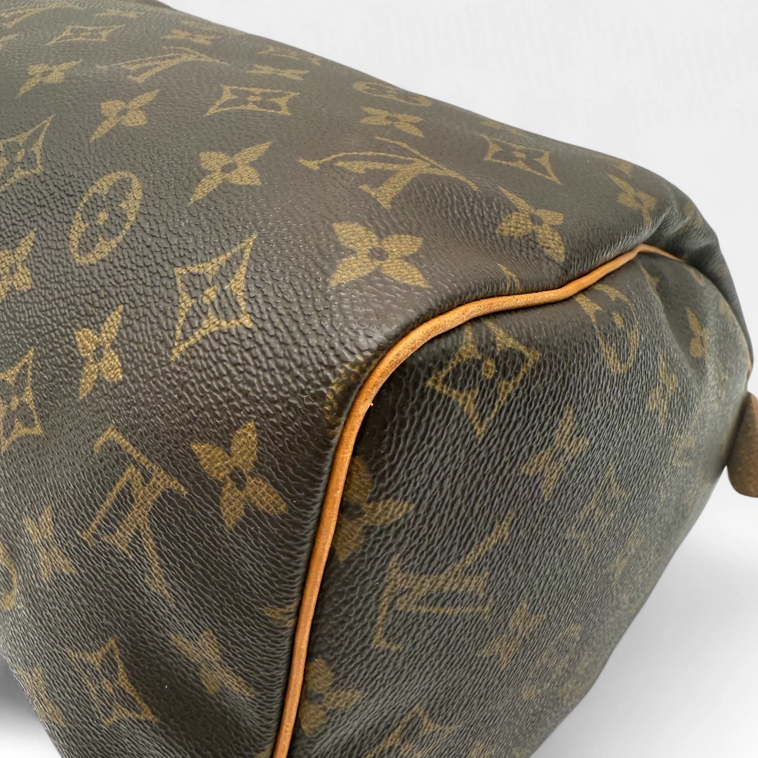 Louis Vuitton Handtasche Speedy 30 monogram braun