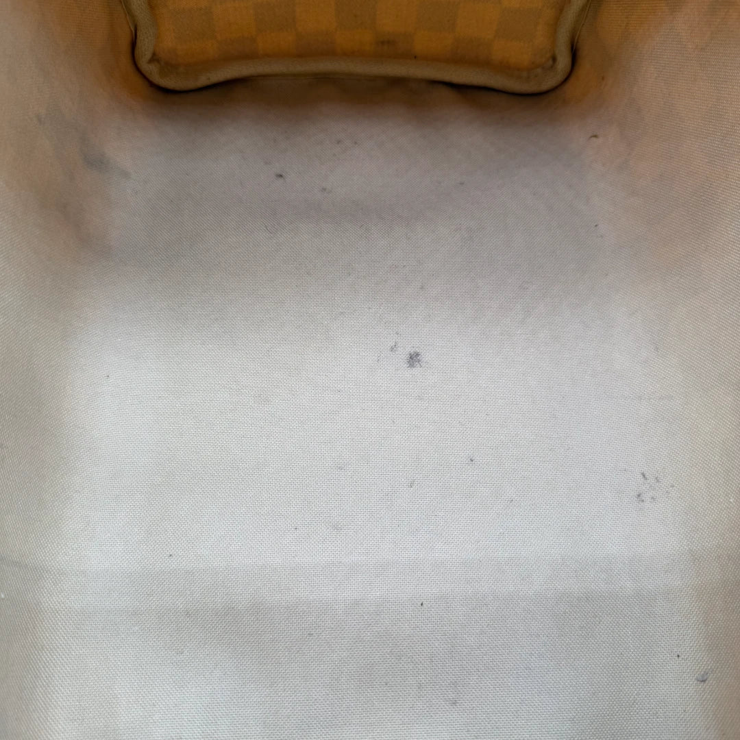 Louis Vuitton Handtasche Speedy 35 Damier Azur weiß