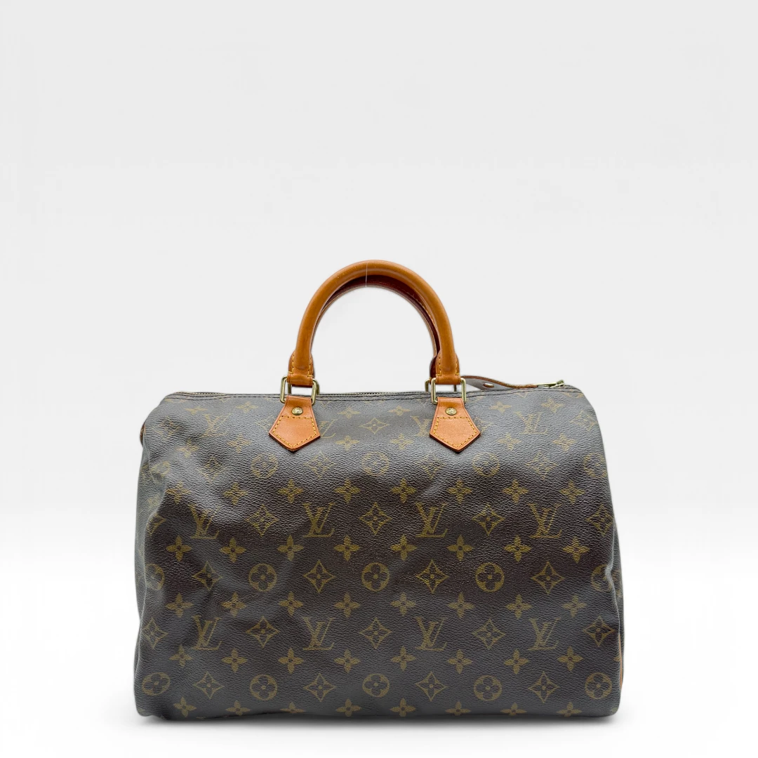 Louis Vuitton handbag Speedy 35 monogram brown