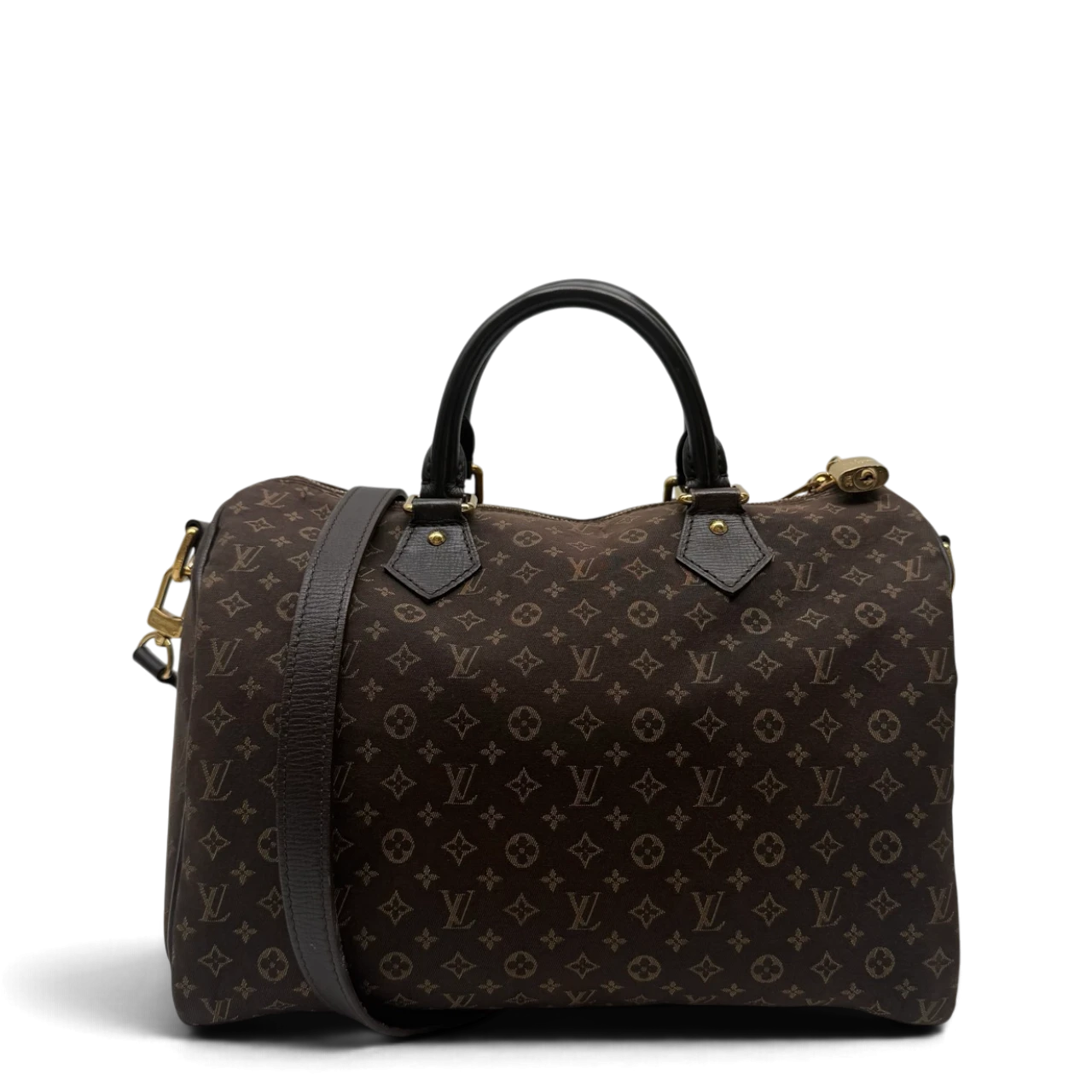 Louis Vuitton Handtasche Speedy Bandoulière 30 Idylle monogram Fusain braun