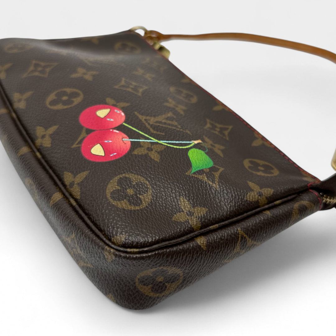 Murakami Pochette Accessories Cherry