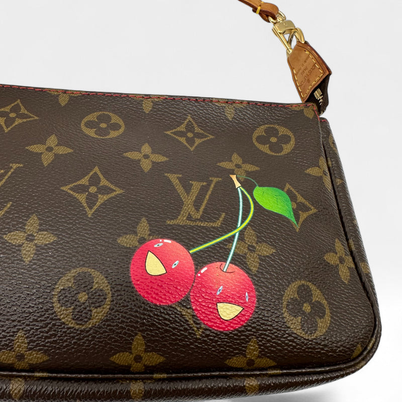 Murakami Pochette Accessoires Cerise