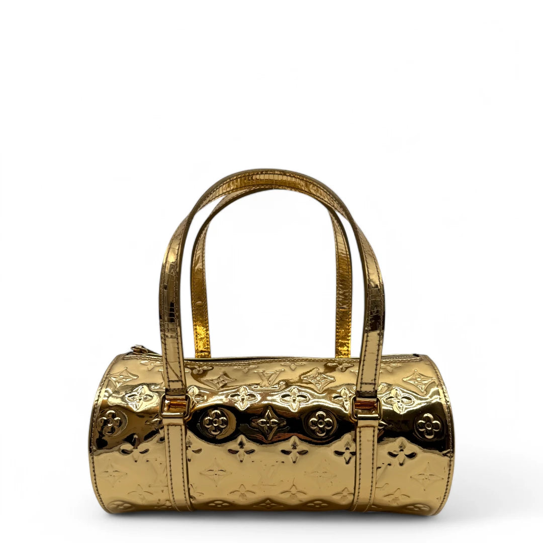 Louis Vuitton handbag Papillon 28 Miroir gold