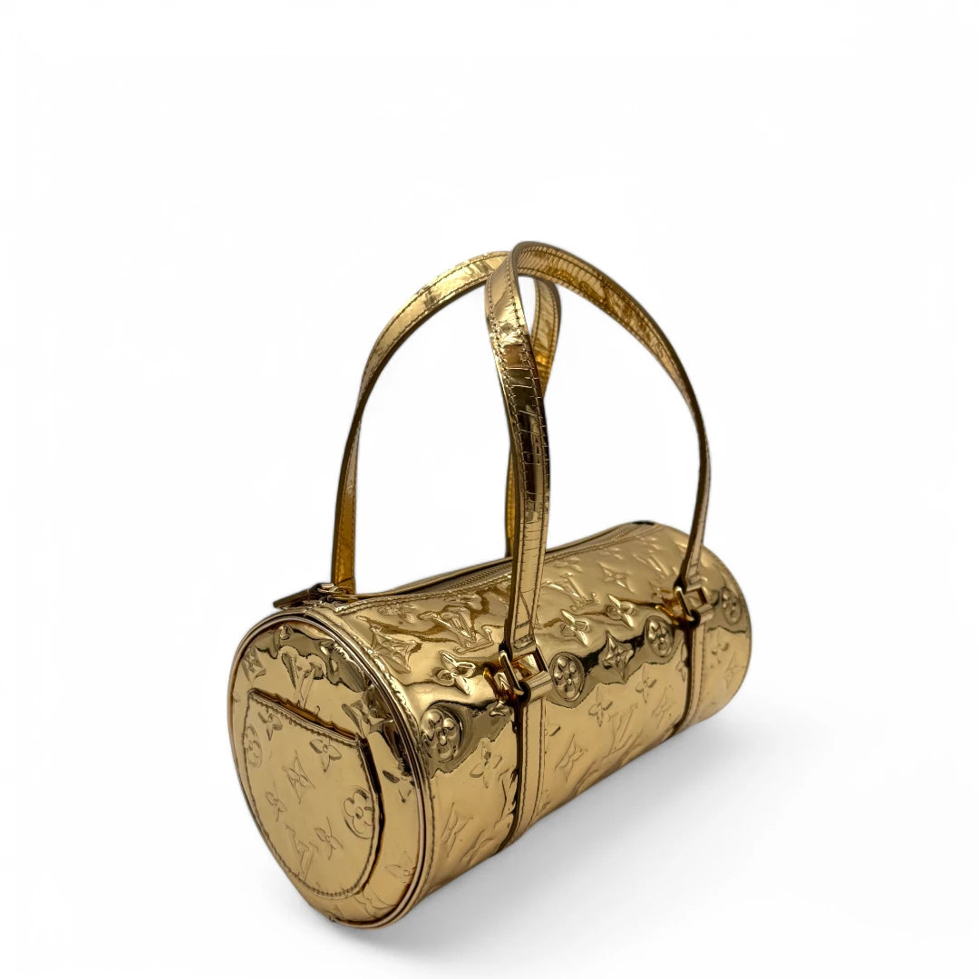 Louis Vuitton handbag Papillon 28 Miroir gold