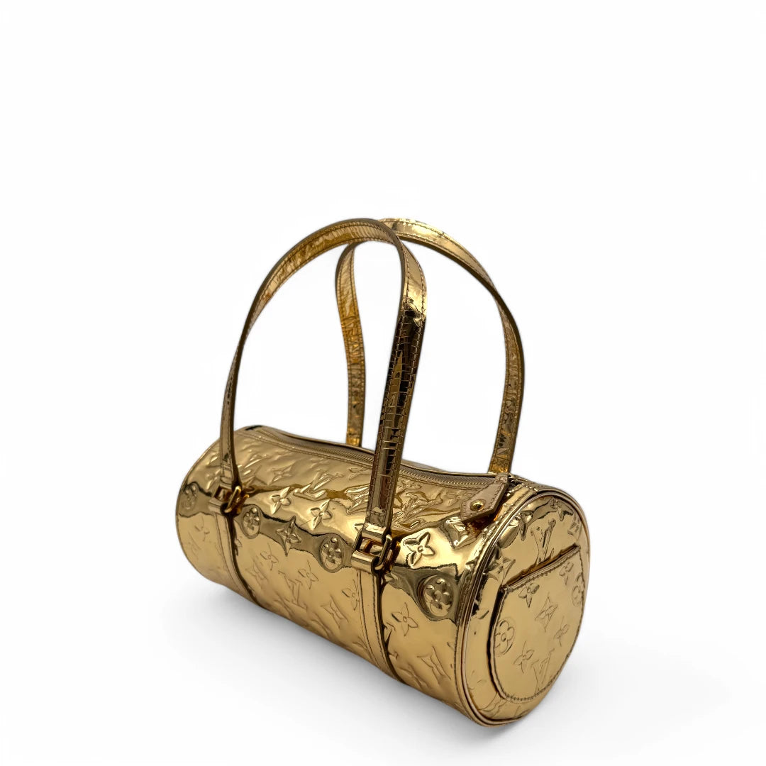 Louis Vuitton handbag Papillon 28 Miroir gold