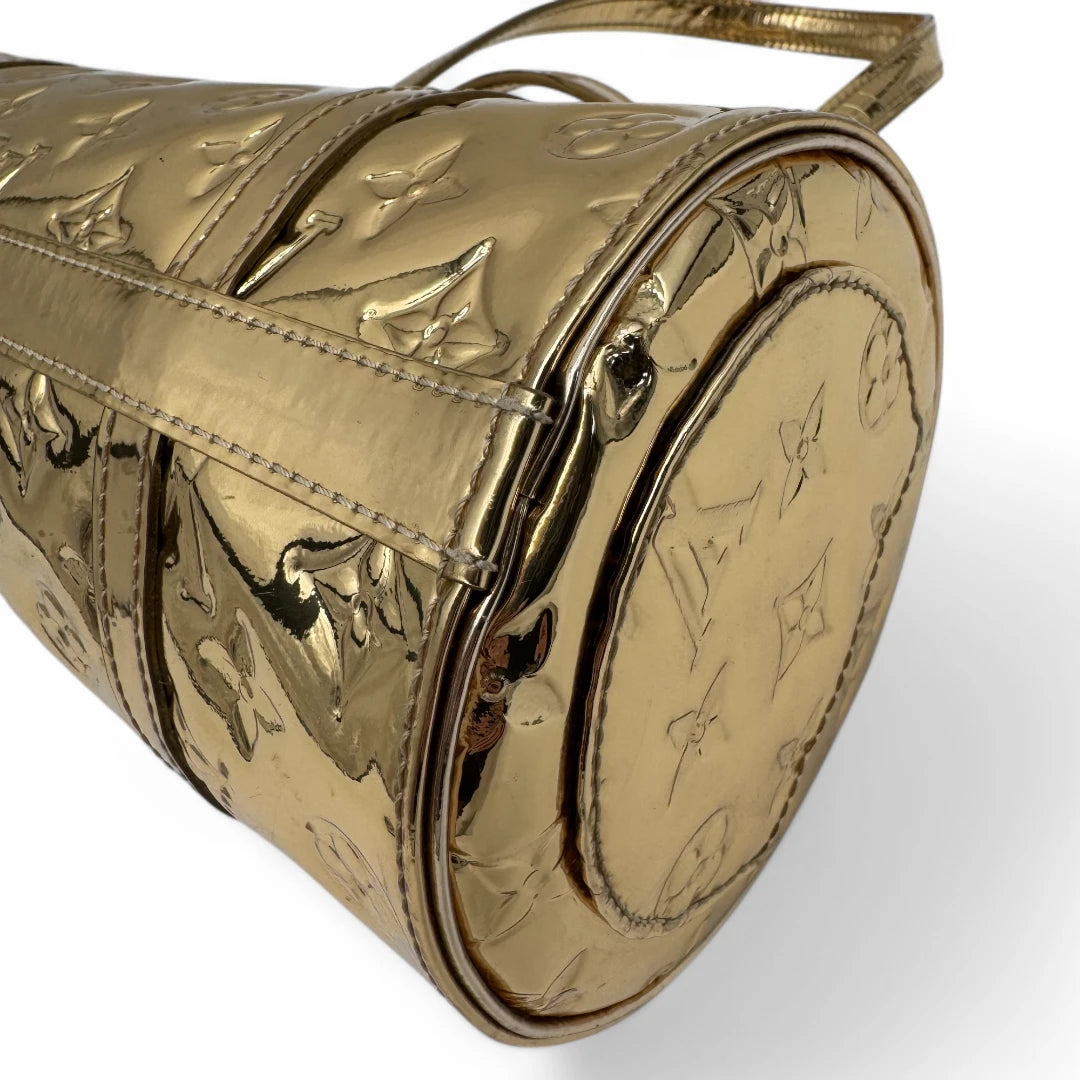 Louis Vuitton handbag Papillon 28 Miroir gold