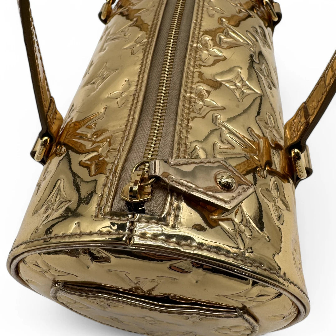 Louis Vuitton handbag Papillon 28 Miroir gold