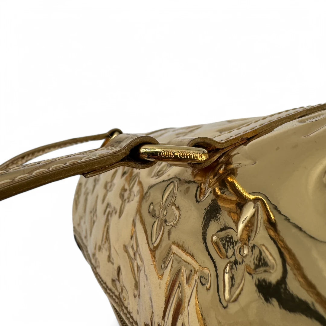 Louis Vuitton handbag Papillon 28 Miroir gold