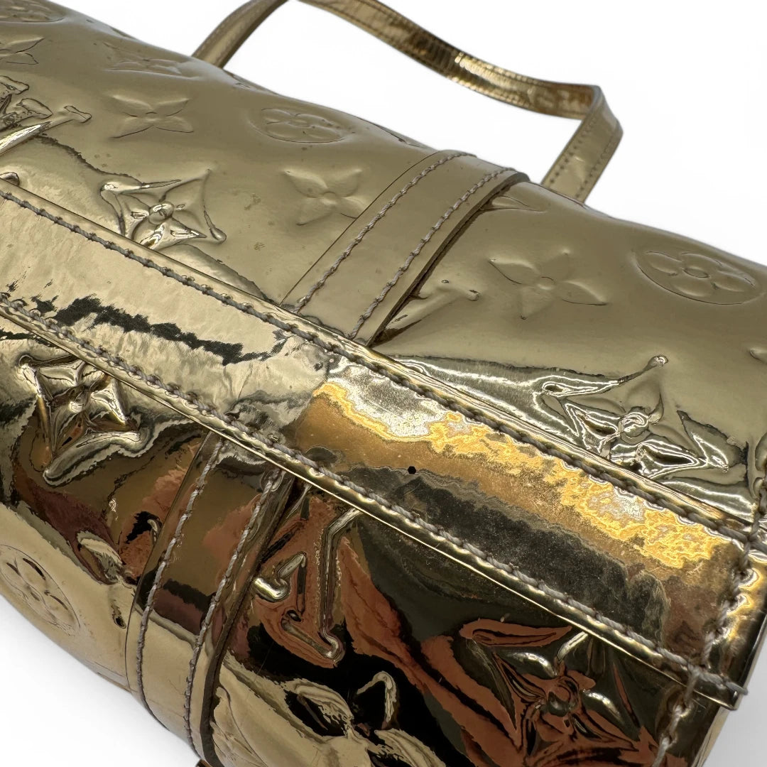 Louis Vuitton handbag Papillon 28 Miroir gold
