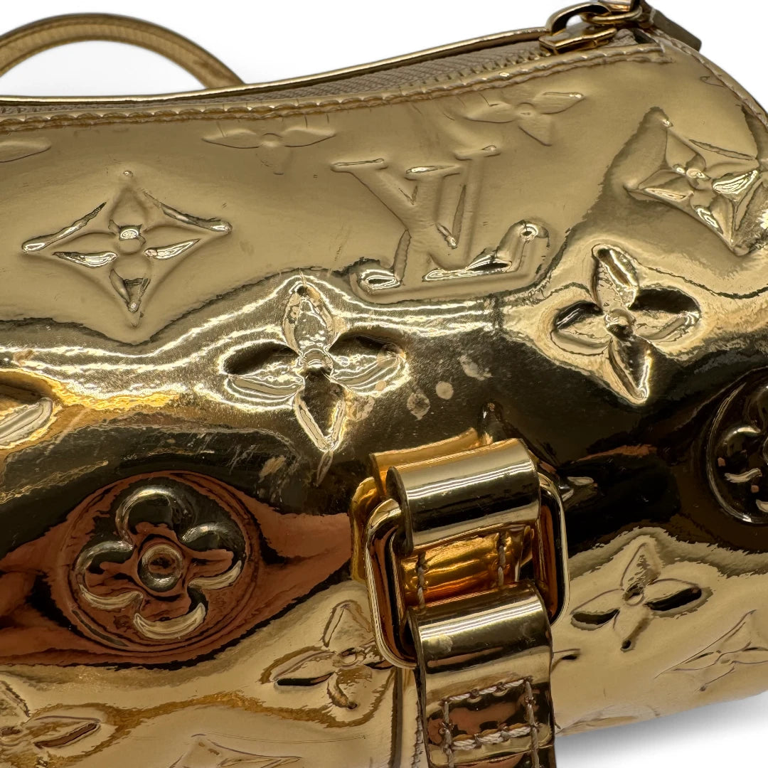 Louis Vuitton handbag Papillon 28 Miroir gold