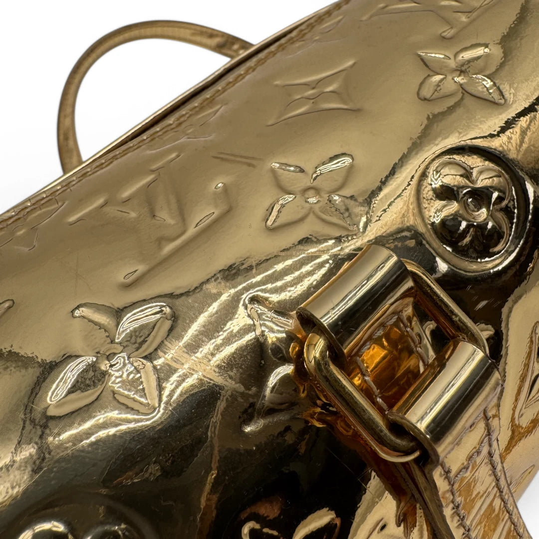 Louis Vuitton handbag Papillon 28 Miroir gold