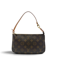 Louis Vuitton Pochette Accessoires monogram braun – Gesamtansicht