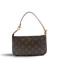 Louis Vuitton Pochette Accessoires monogram braun – Gesamtansicht