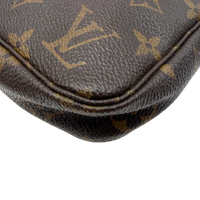 Louis Vuitton Pochette Accessoires monogram braun – Ecken im Detail