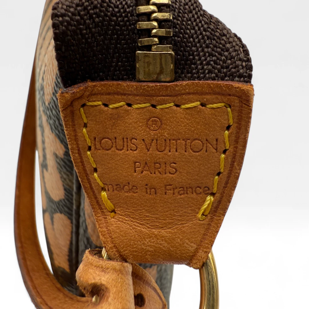 Louis Vuitton Pochette Accessoires Graffiti orange monogram braun
