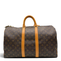 Louis Vuitton Reisetasche Keepall 45 monogram braun