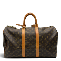 Louis Vuitton Reisetasche Keepall 45 monogram braun