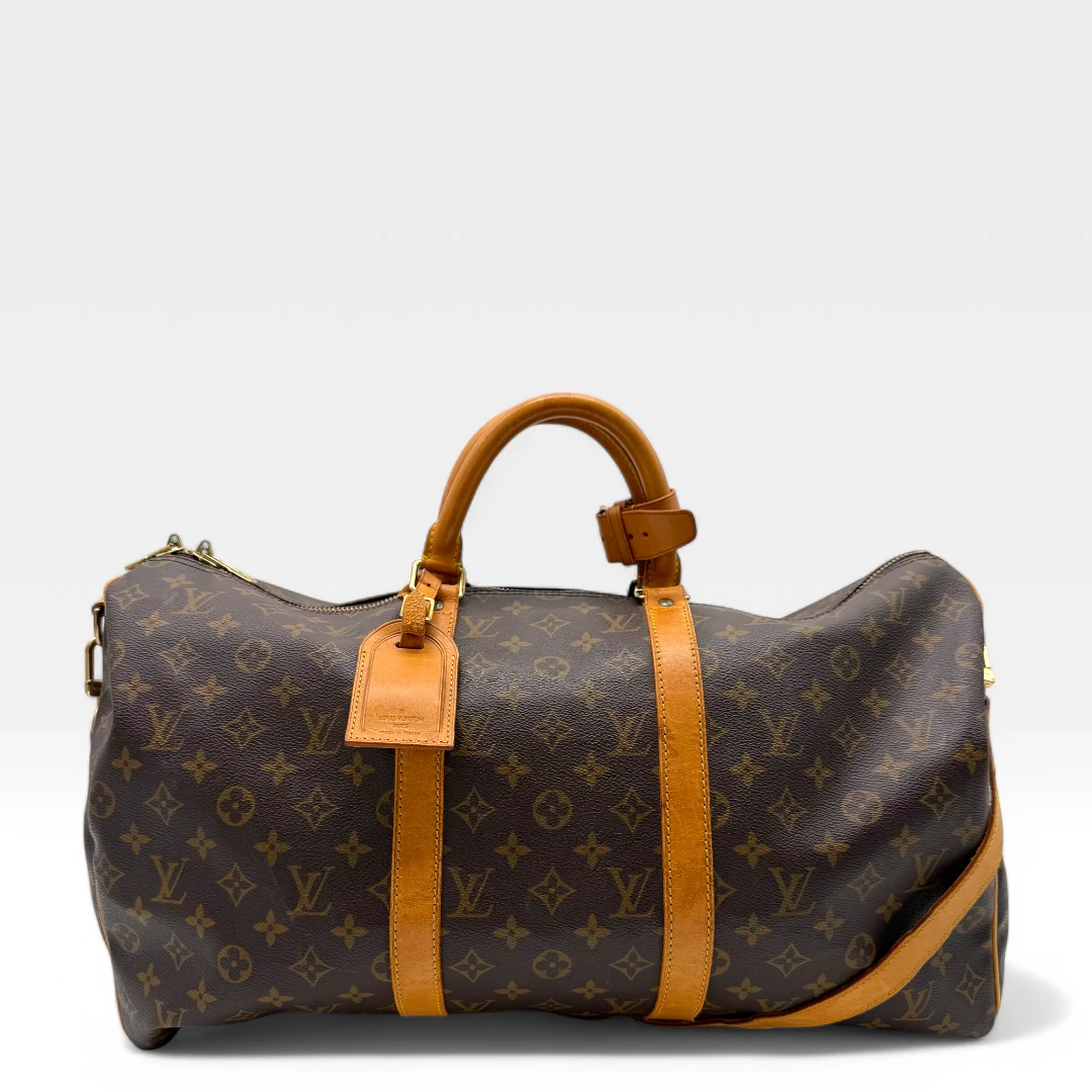 Louis Vuitton Reisetasche Keepall 50 braun