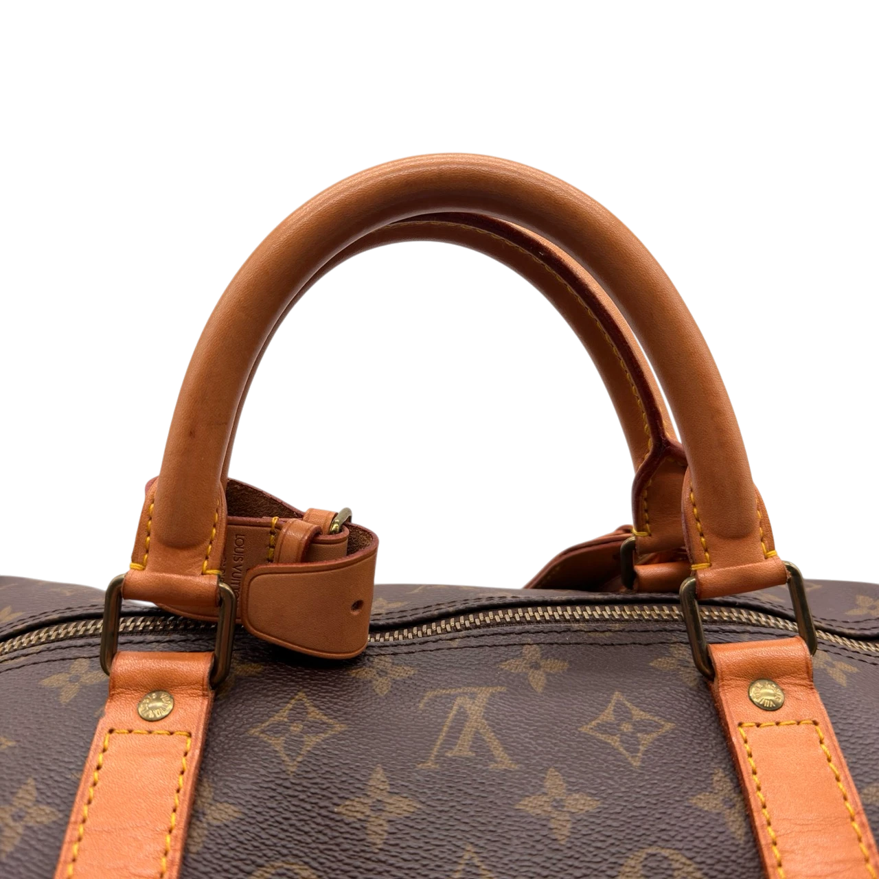 Louis Vuitton Reisetasche Keepall 60 Bandouliére monogram braun