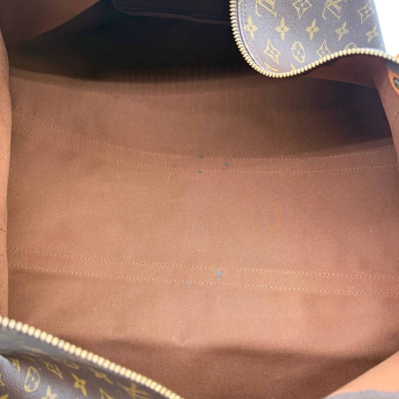 Louis Vuitton Reisetasche Keepall 60 Bandouliére monogram braun