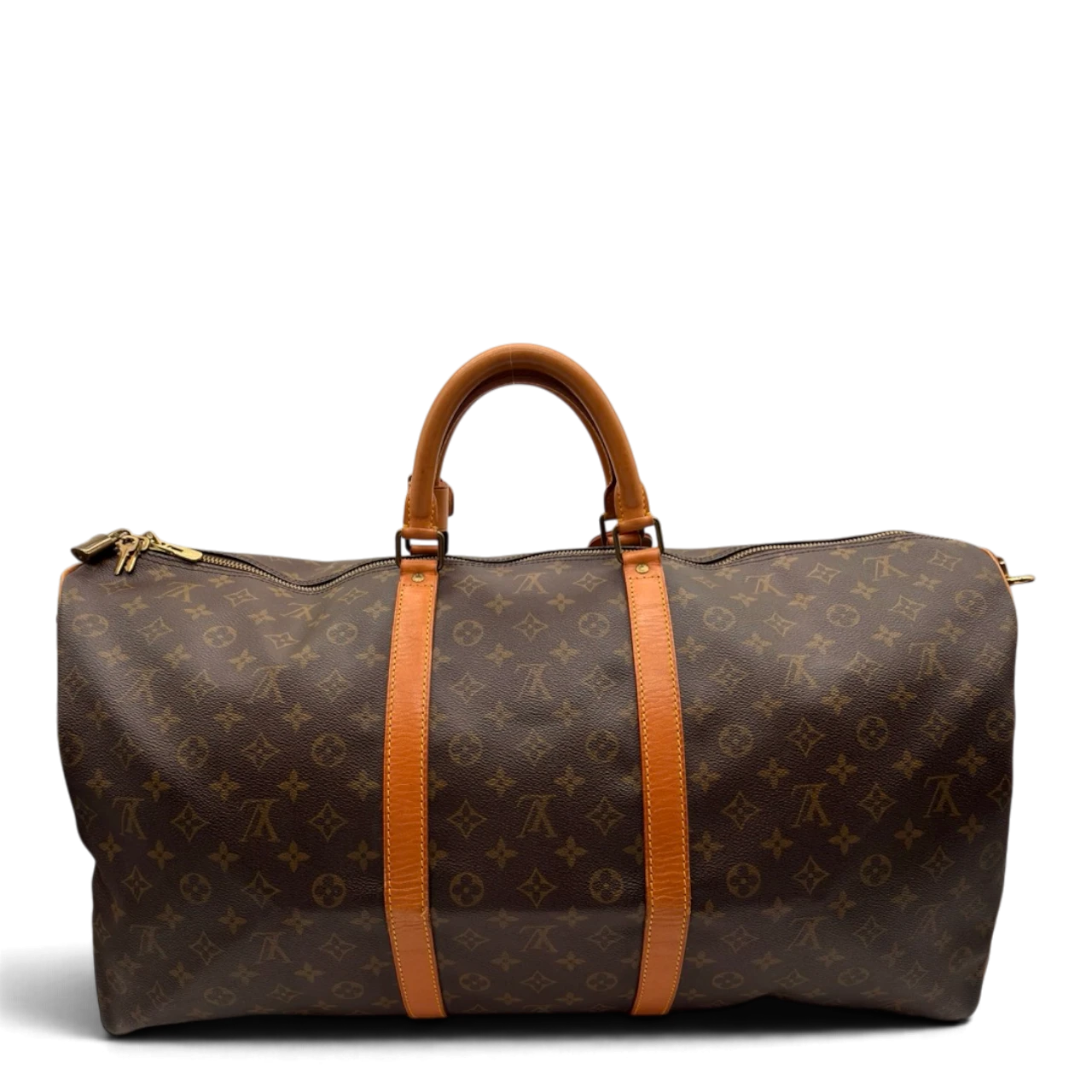 Louis Vuitton Reisetasche Keepall 60 Bandouliére monogram braun