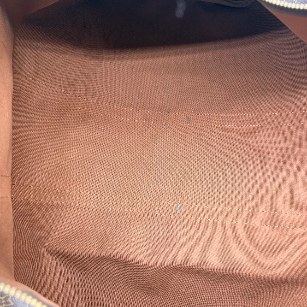 Louis Vuitton Reisetasche Keepall 60 Bandouliére monogram braun