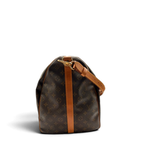 Louis Vuitton Reisetasche Keepall 60 Bandouliére monogram braun