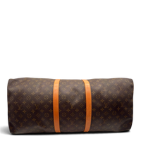 Louis Vuitton Reisetasche Keepall 60 Bandouliére monogram braun