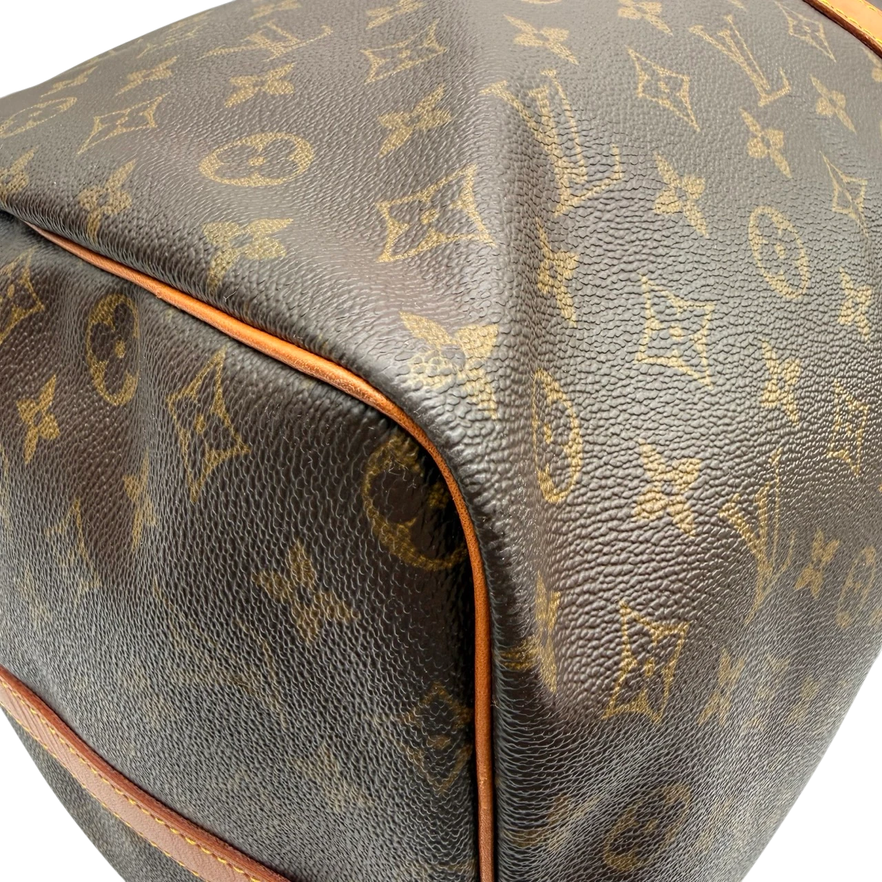 Louis Vuitton Reisetasche Keepall 60 Bandouliére monogram braun