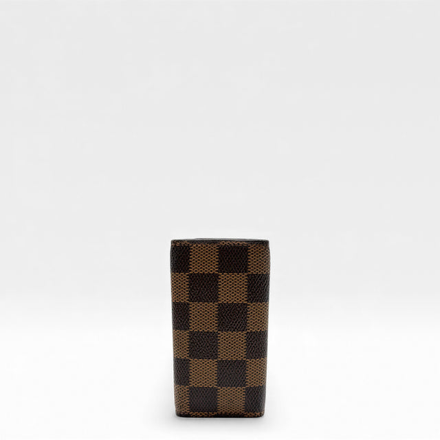 Damier Multicle key case, plain brown