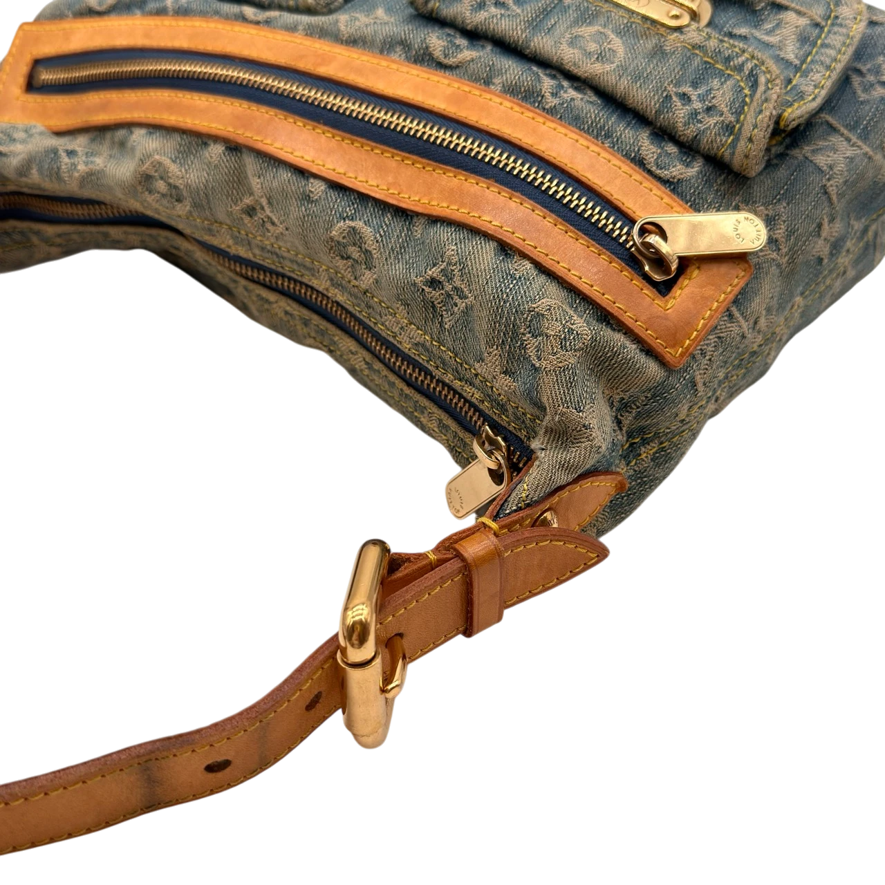 Louis Vuitton Schultertasche Baggy PM monogram blau