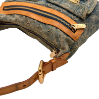 Louis Vuitton Schultertasche Baggy PM monogram blau