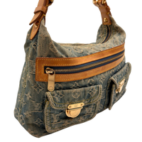 Louis Vuitton Schultertasche Baggy PM monogram blau