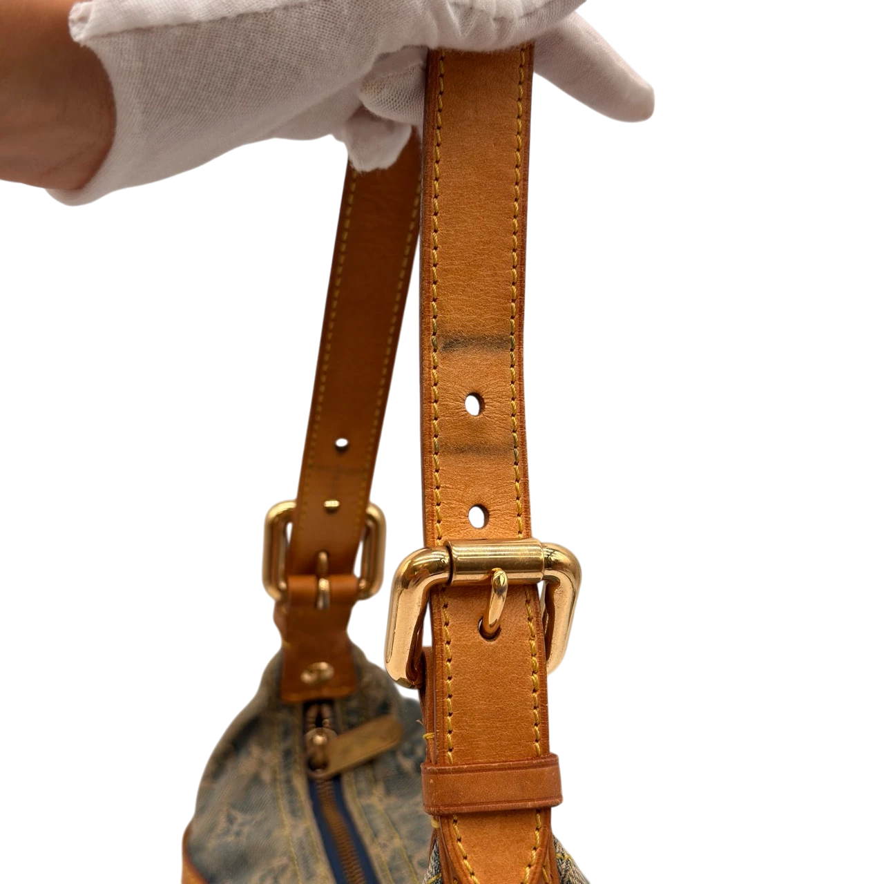 Louis Vuitton Schultertasche Baggy PM monogram blau