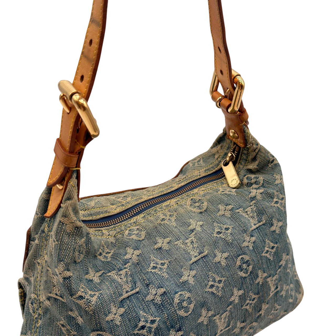 Louis Vuitton Schultertasche Baggy PM monogram blau