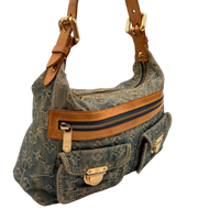 Louis Vuitton Schultertasche Baggy PM monogram blau