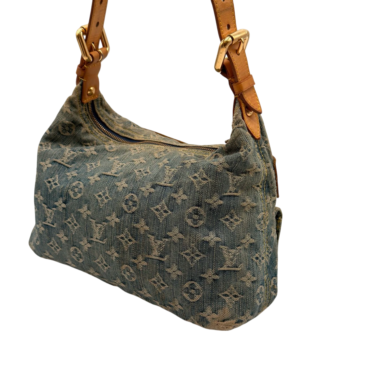 Louis Vuitton Schultertasche Baggy PM monogram blau